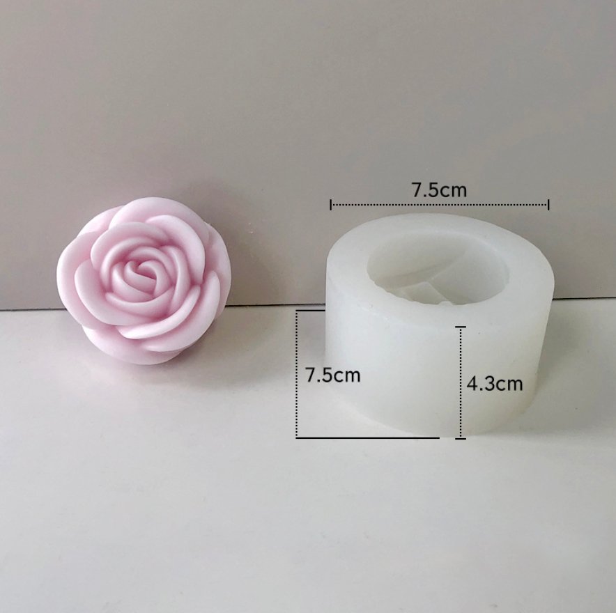 Rose Candle Mould - Candle Start