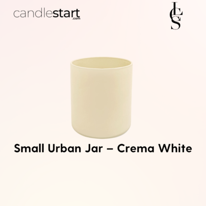 urban crema white jar candle making